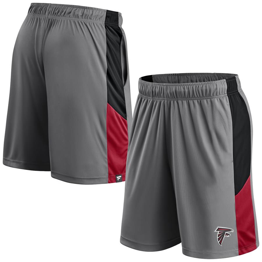 Atlanta Falcons Fanatics Branded Rush Shorts - Gray