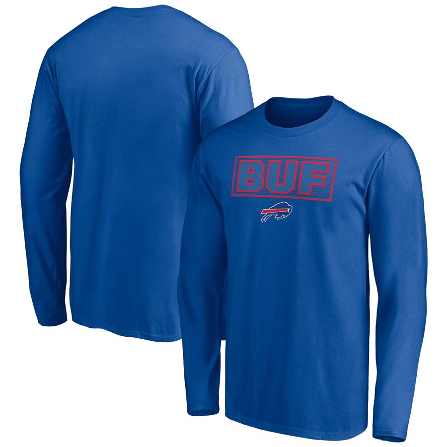 Buffalo Bills Fanatics Branded Squad Long Sleeve T-Shirt - Royal