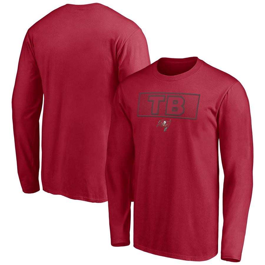 Tampa Bay Buccaneers Fanatics Branded Squad Long Sleeve T-Shirt - Red