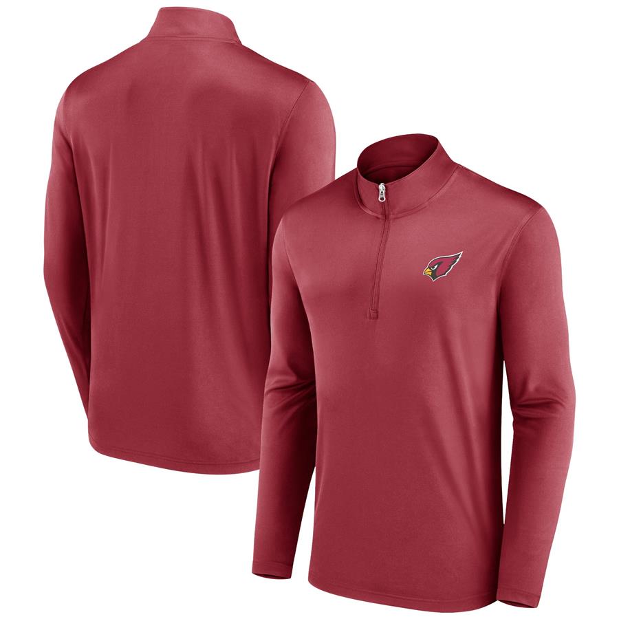 Arizona Cardinals Fanatics Branded Underdog Quarter-Zip Jacket - Cardinal