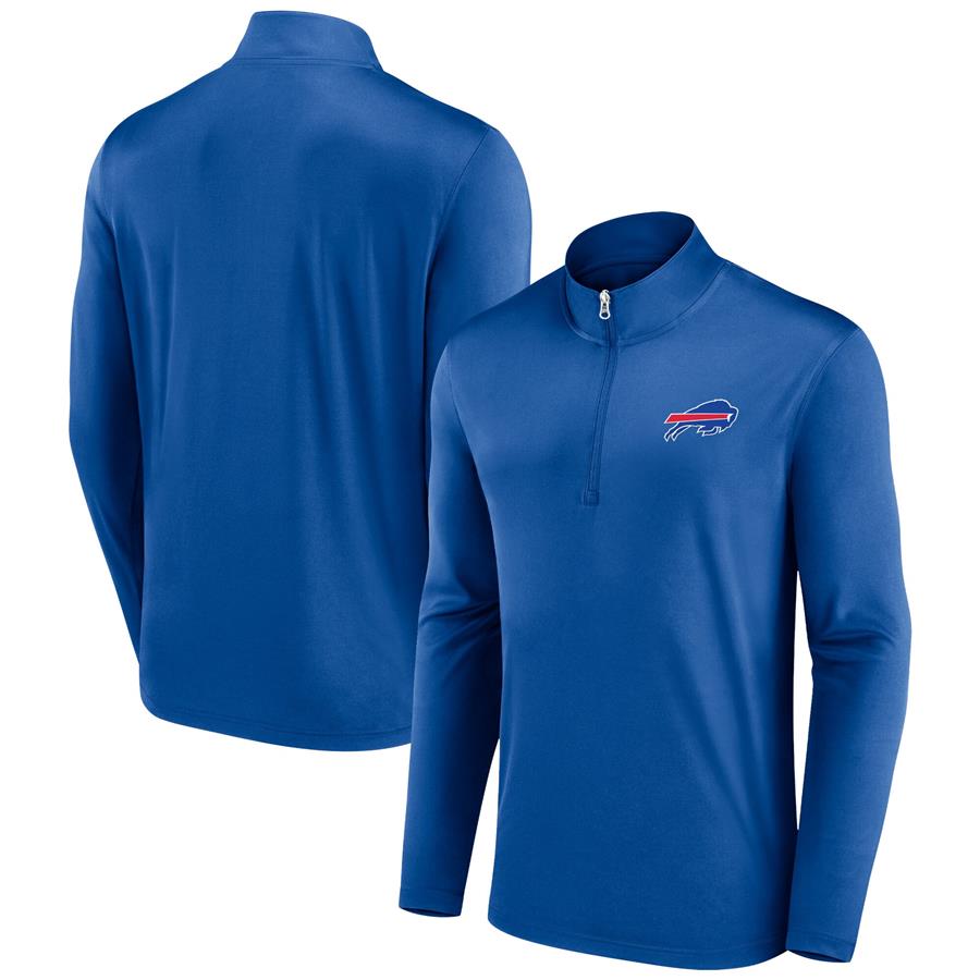 Buffalo Bills Fanatics Branded Underdog Quarter-Zip Jacket - Royal