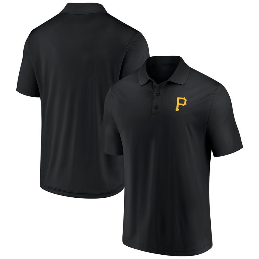 Pittsburgh Pirates Fanatics Branded Winning Streak Polo - Black