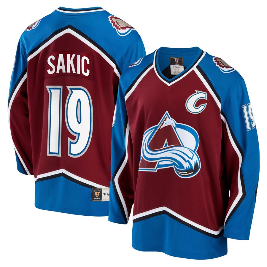 Joe Sakic Colorado Avalanche Fanatics Branded Breakaway Retired Player Jersey - Burgundy