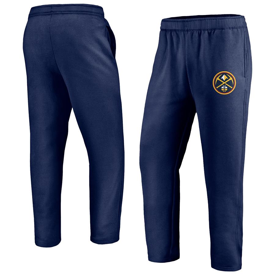 Denver Nuggets Fanatics Branded Primary Logo Sweatpants - Navy