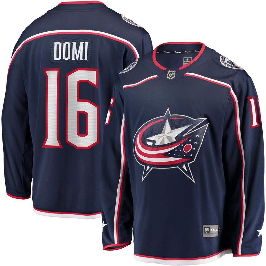 Max Domi Columbus Blue Jackets Fanatics Branded Home Premier Breakaway Player Jersey - Navy