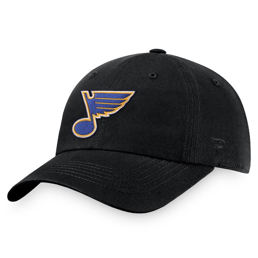 St. Louis Blues Fanatics Branded Team Unstructured Adjustable Hat - Black