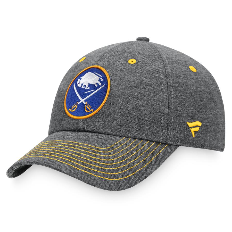 Buffalo Sabres Fanatics Branded Adjustable Hat - Heathered Charcoal
