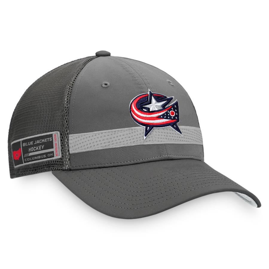 Columbus Blue Jackets Fanatics Branded Home Ice Snapback Hat - Charcoal