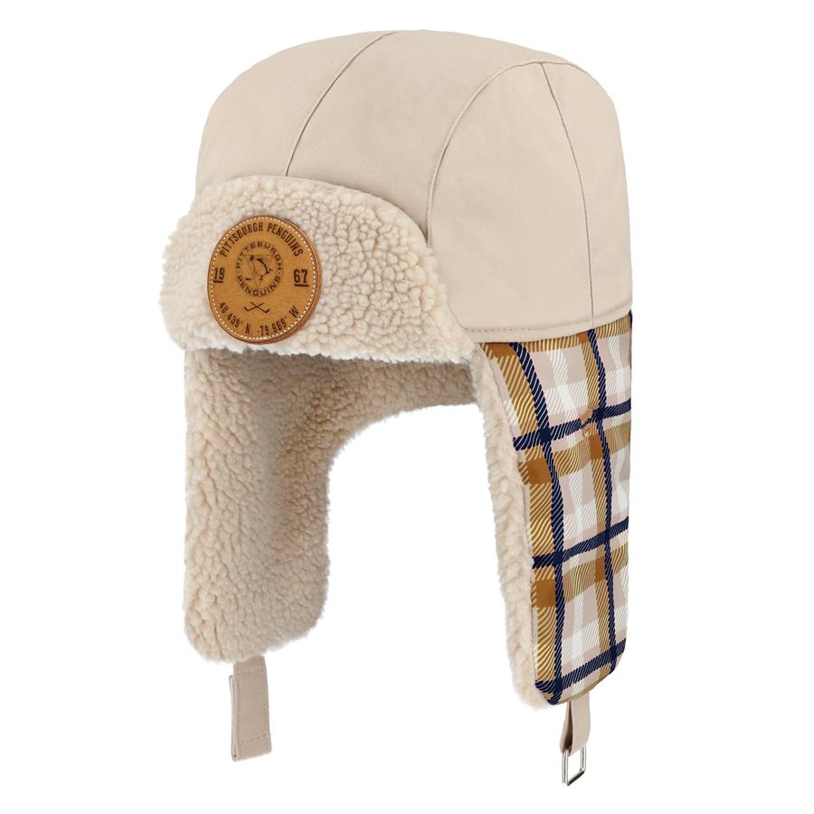 Pittsburgh Penguins Fanatics Branded Outdoor Play Plaid Trapper Hat - Tan