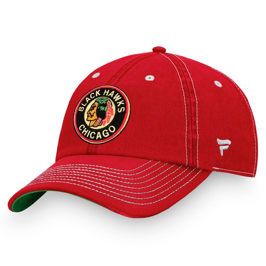 Chicago Blackhawks Fanatics Branded Vintage Sport Resort Adjustable Hat - Red