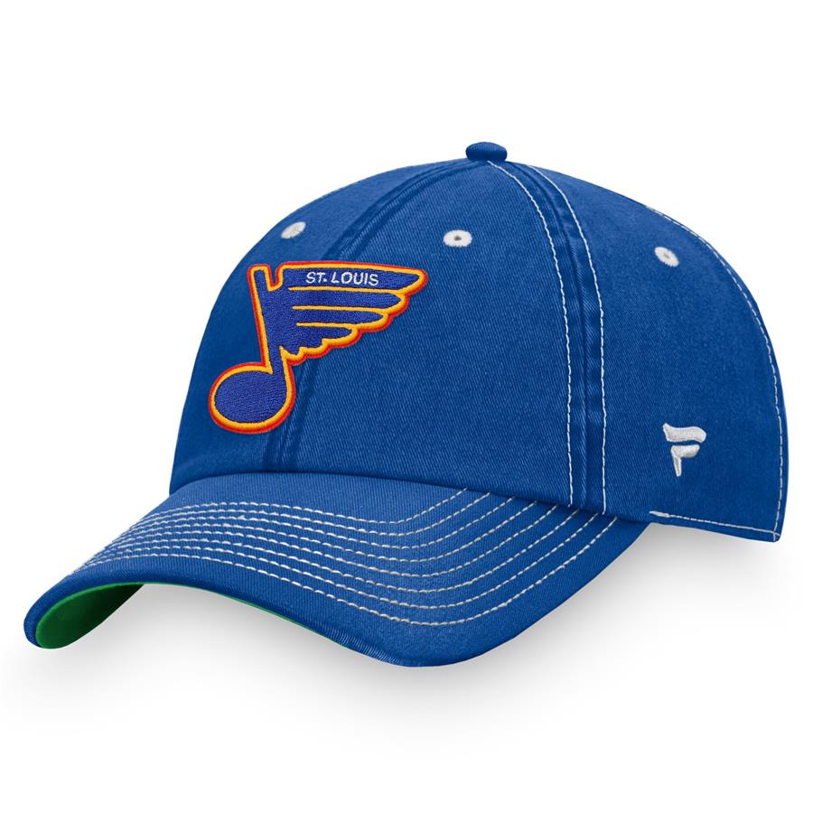 St. Louis Blues Fanatics Branded Vintage Sport Resort Adjustable Hat - Blue