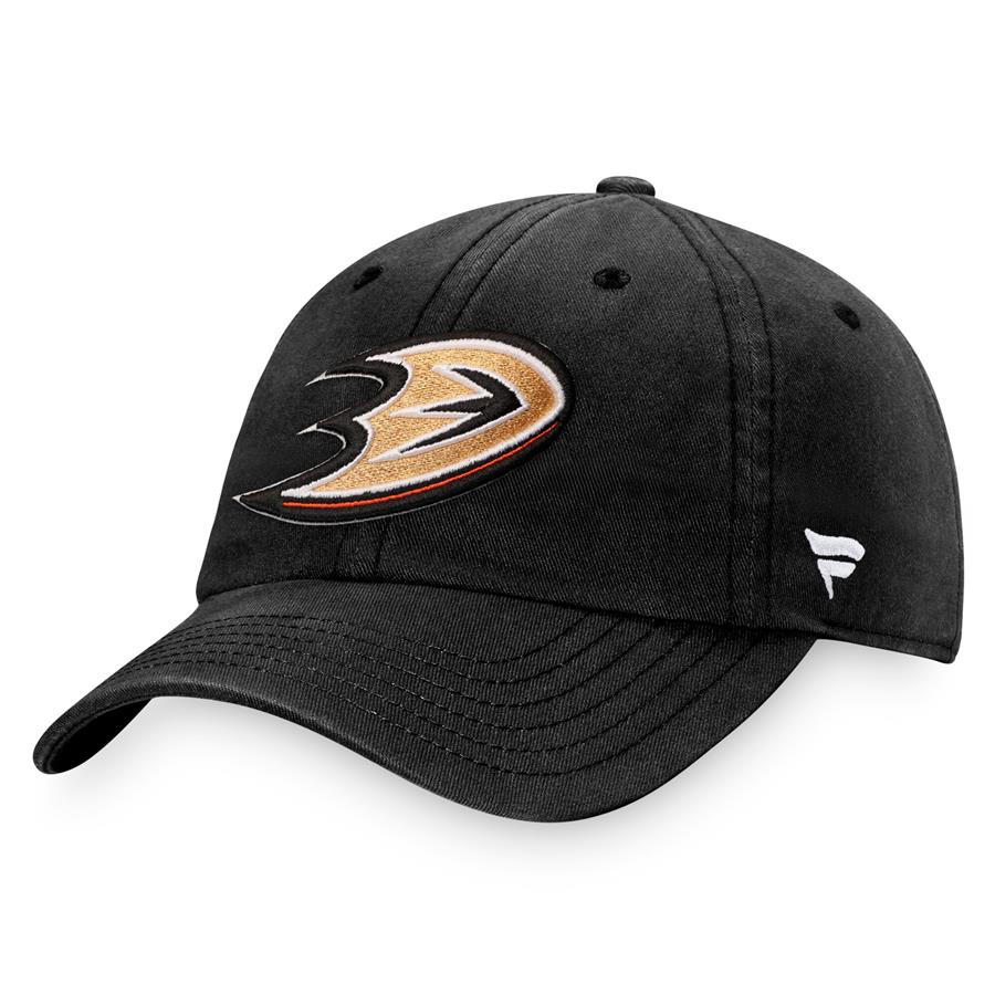 Anaheim Ducks Fanatics Branded Core Primary Logo Adjustable Hat - Black