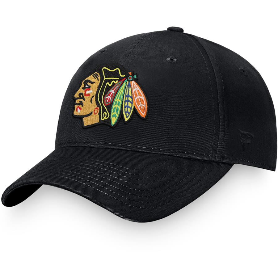 Chicago Blackhawks Fanatics Branded Snapback Hat - Black