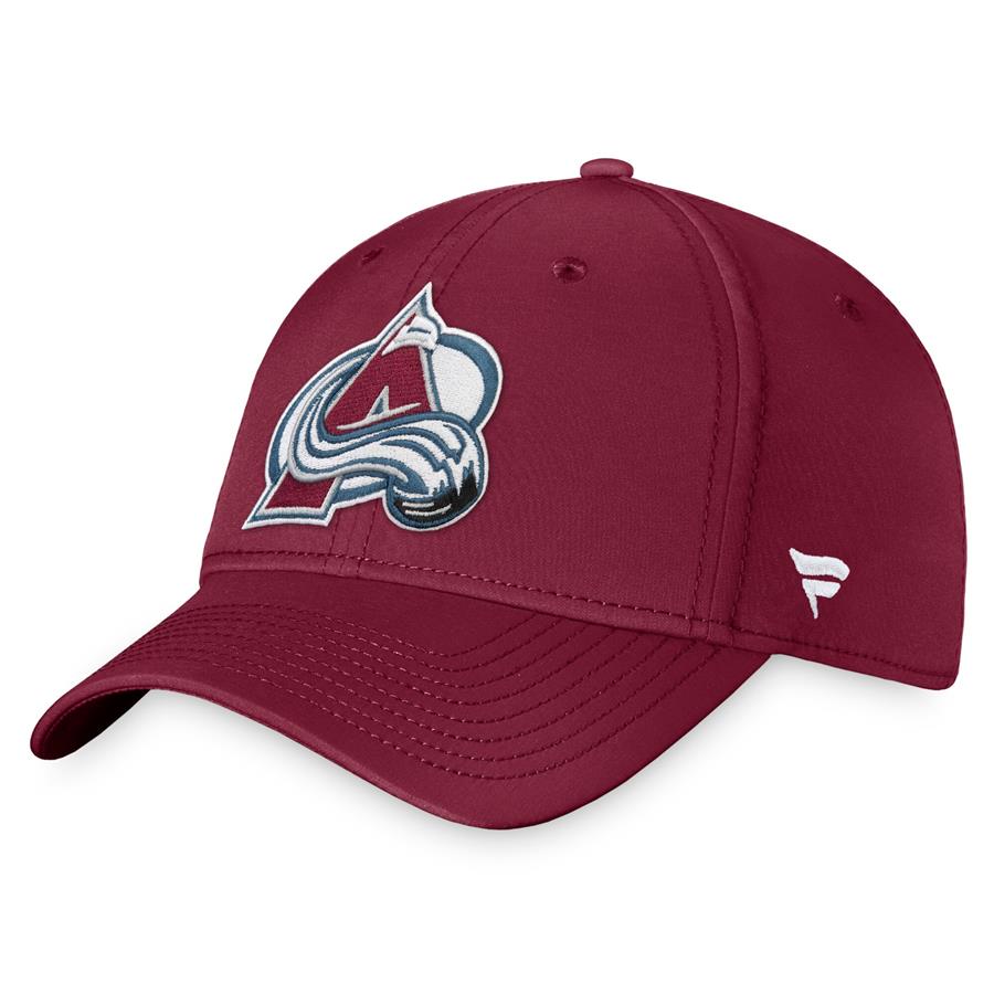 Colorado Avalanche Fanatics Branded Primary Logo Core Flex Hat - Maroon