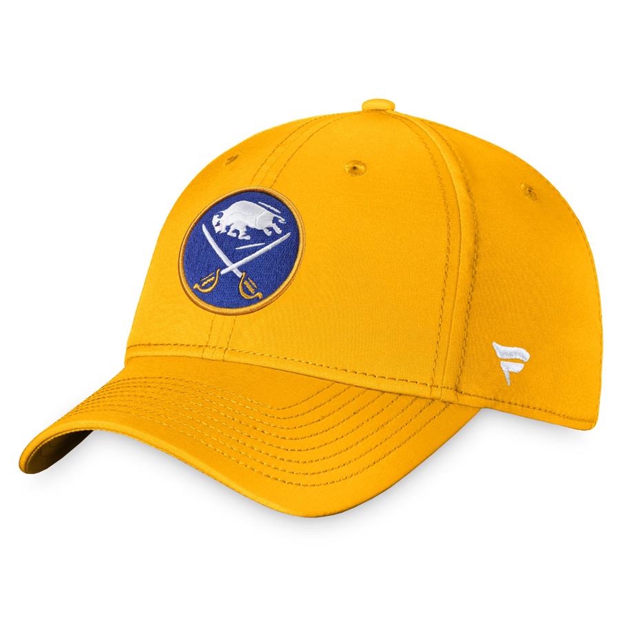 Buffalo Sabres Fanatics Branded Team Core Primary Logo Flex Hat - Gold