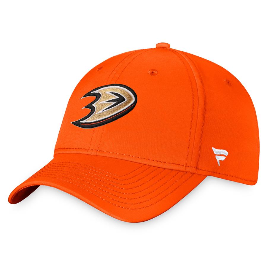 Anaheim Ducks Fanatics Branded Primary Logo Core Flex Hat - Orange