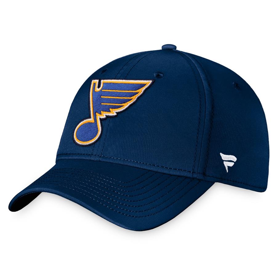 St. Louis Blues Fanatics Branded Primary Logo Core Flex Hat - Navy