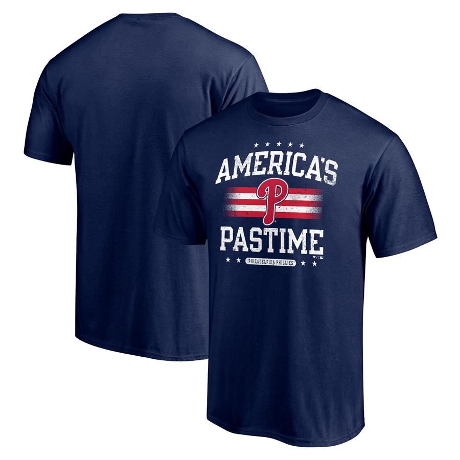 Philadelphia Phillies Fanatics Branded Americana T-Shirt - Navy