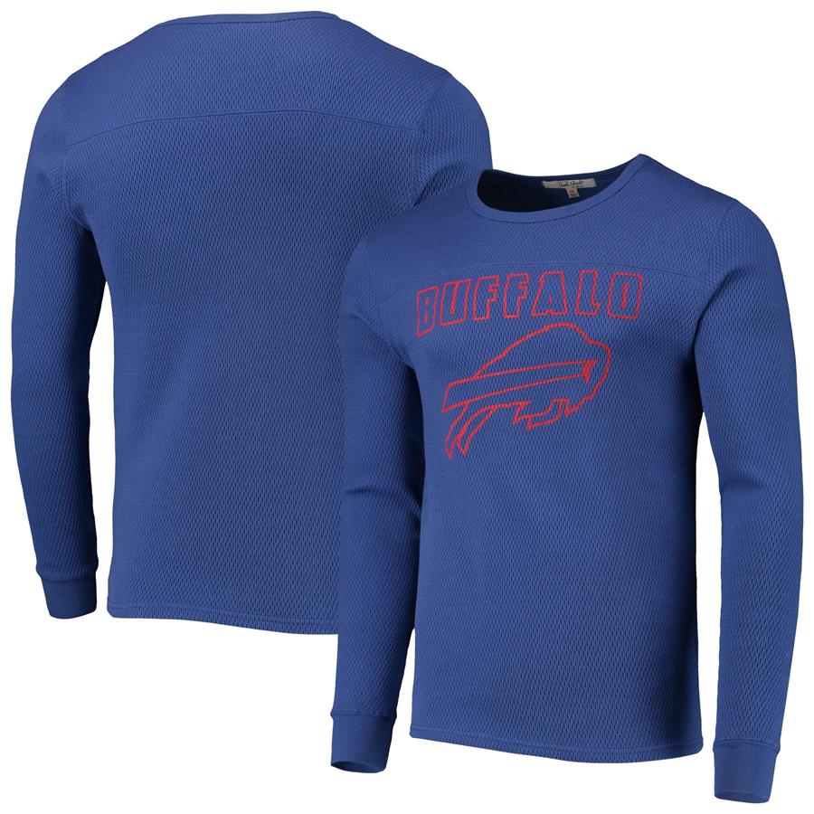 Buffalo Bills Junk Food Touchdown Thermal Long Sleeve T-Shirt - Royal