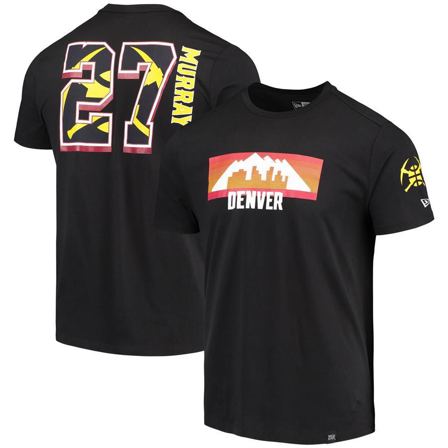 Jamal Murray Denver Nuggets New Era City Edition Player T-Shirt - Black
