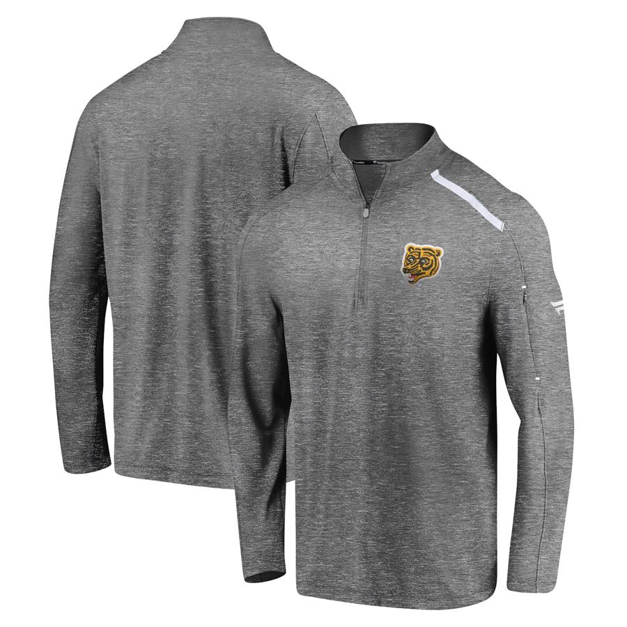 Boston Bruins Fanatics Branded Special Edition Quarter-Zip Jacket - Heathered Gray