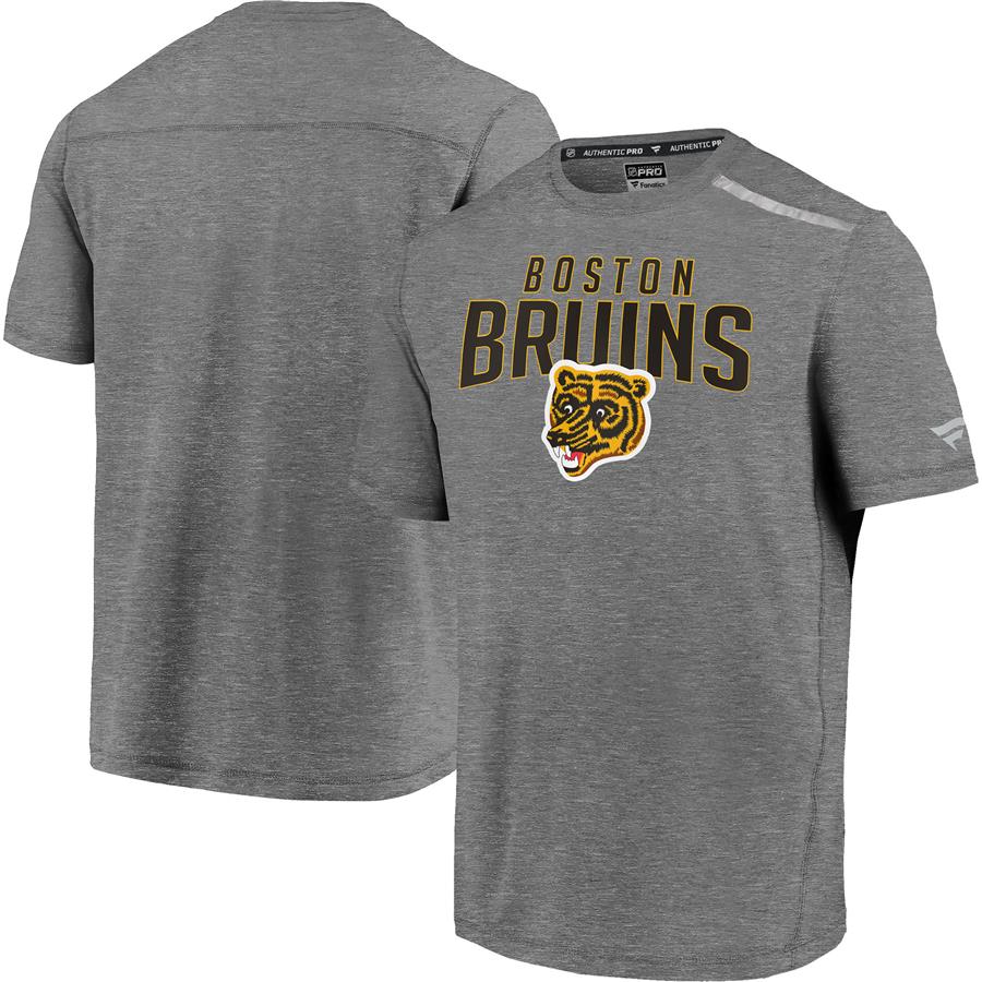 Boston Bruins Fanatics Branded Special Edition Vintage Refresh T-Shirt - Heathered Gray