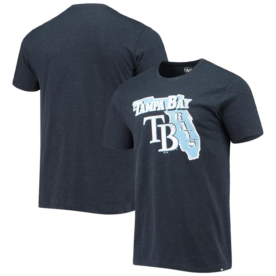 Tampa Bay Rays '47 Localized Super Rival T-Shirt - Heathered Navy