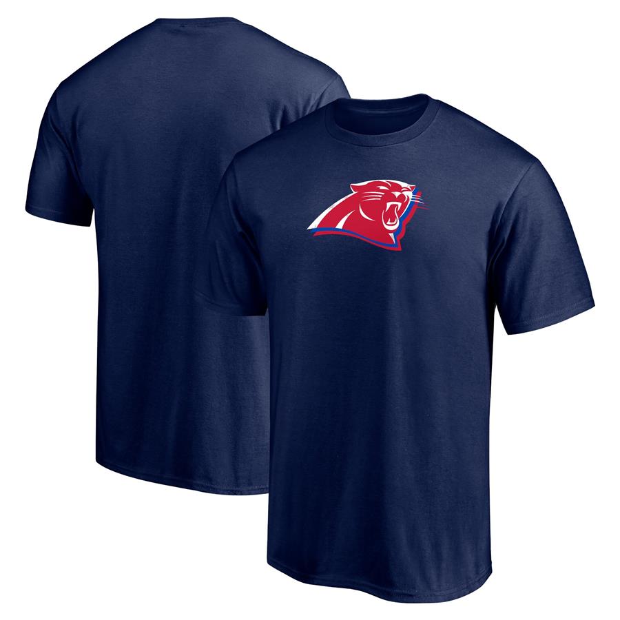Carolina Panthers Fanatics Branded Red White and Team T-Shirt - Navy