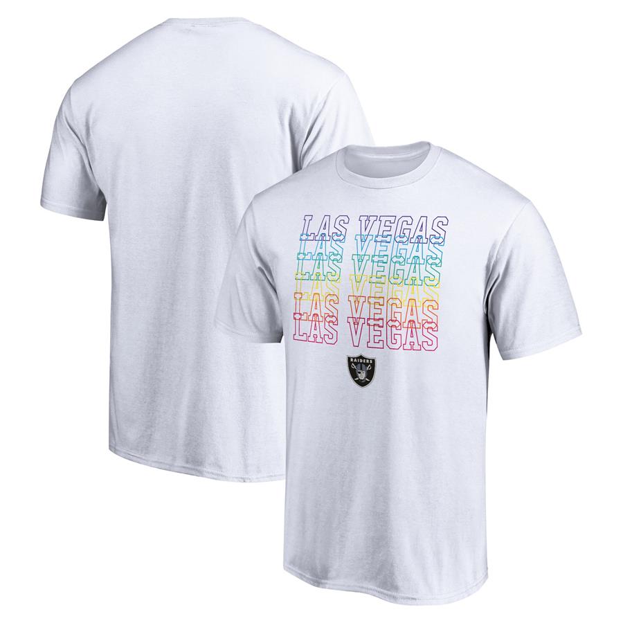 Las Vegas Raiders Fanatics Branded City Pride T-Shirt - White
