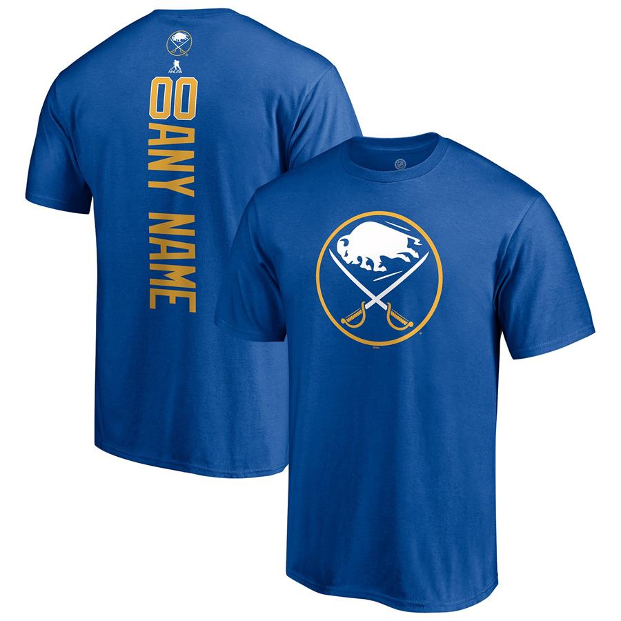 Buffalo Sabres Fanatics Branded Any Name & Number Playmaker T-Shirt - Royal
