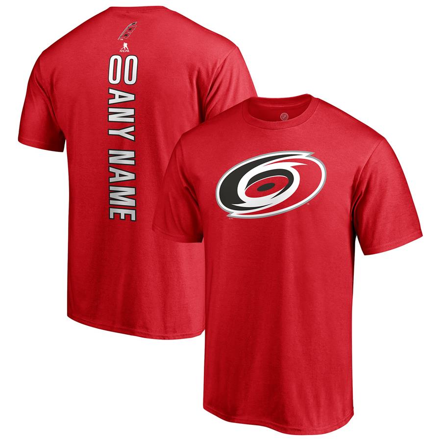 Carolina Hurricanes Fanatics Branded Any Name & Number Playmaker T-Shirt - Red