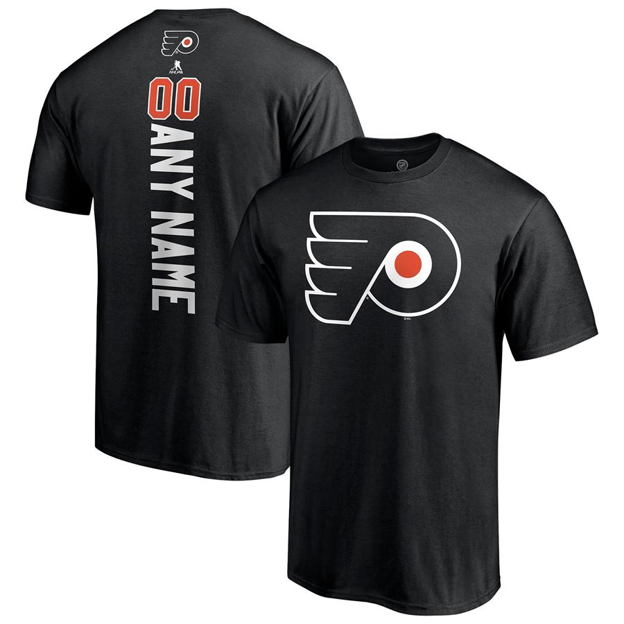 Philadelphia Flyers Fanatics Branded Any Name & Number Playmaker T-Shirt - Black