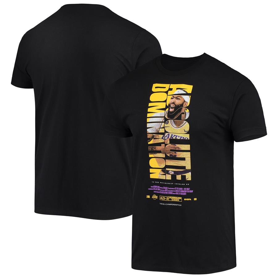 Anthony Davis Los Angeles Lakers Check the Credits Player T-Shirt - Black