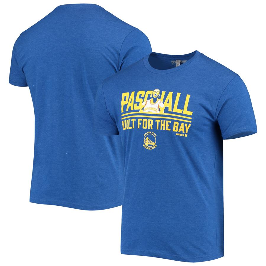 Eric Paschall Golden State Warriors Built For The Bay T-Shirt - Heathered Royal