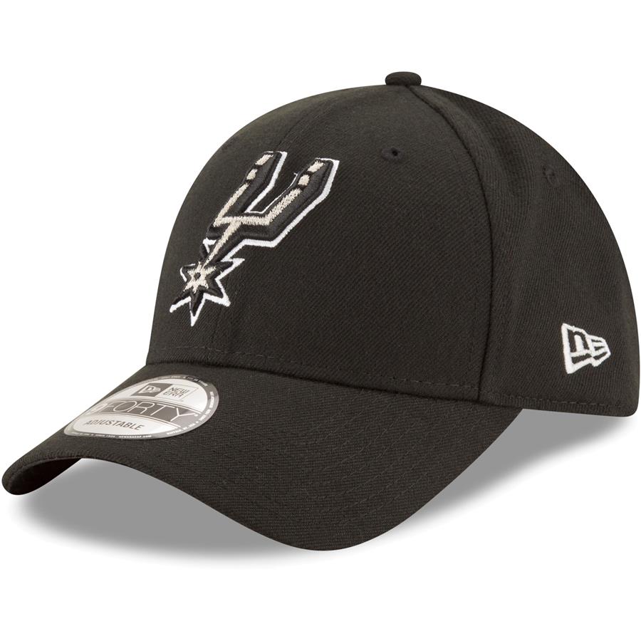 San Antonio Spurs New Era Official The League 9FORTY Adjustable Hat - Black