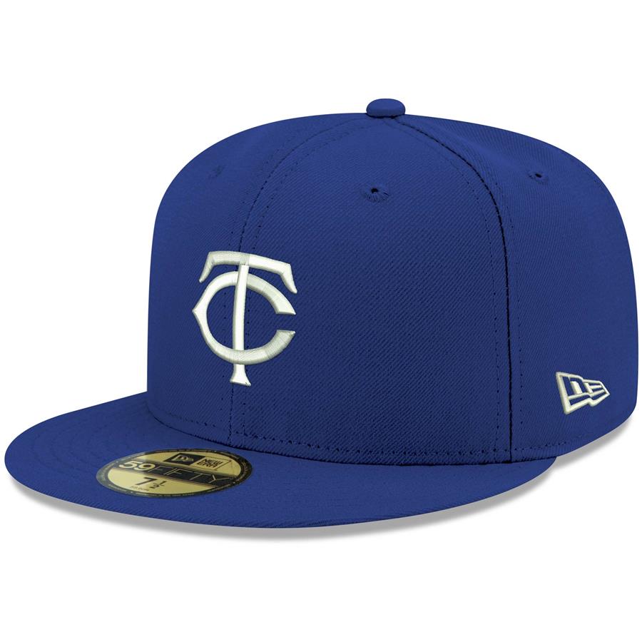 Кепка Minnesota Twins New Era Logo White 59FIFTY Fitted (синий)