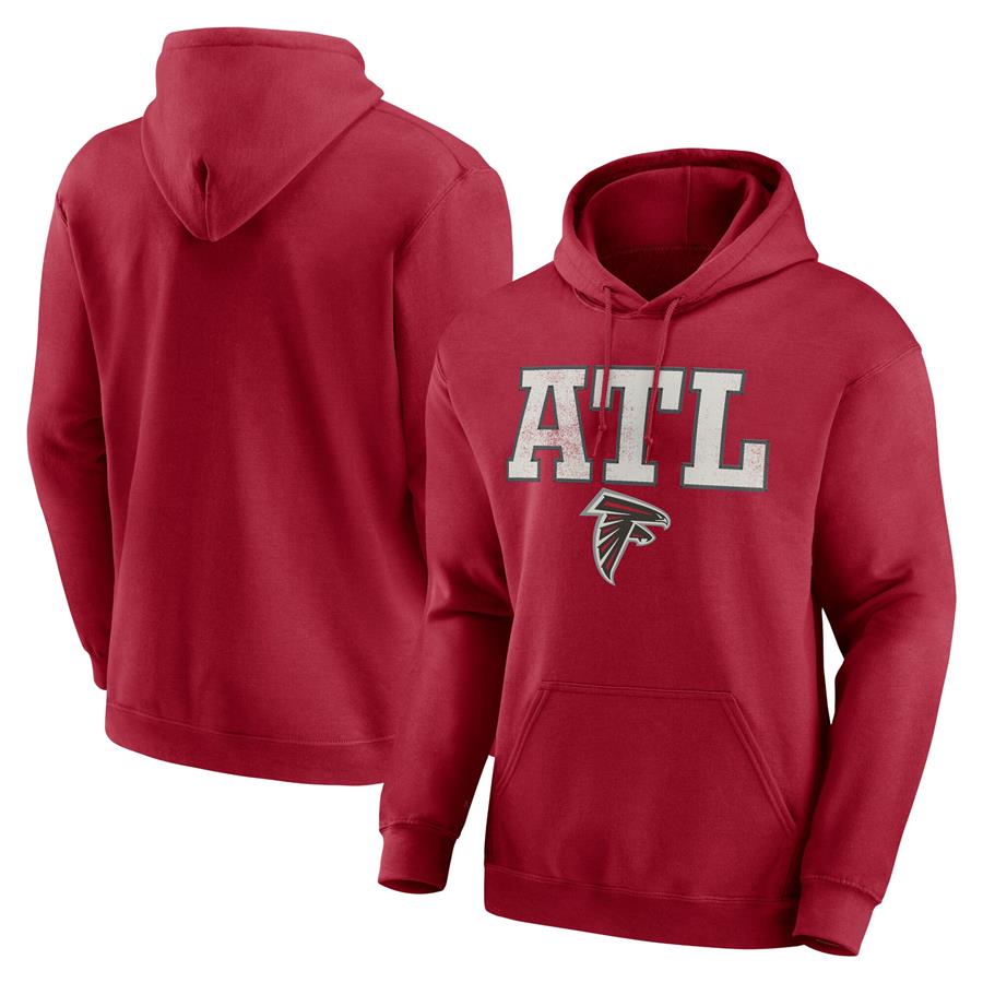 Atlanta Falcons Scoreboard Pullover Hoodie - Red