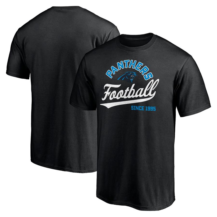 Carolina Panthers Shut Out T-Shirt - Black