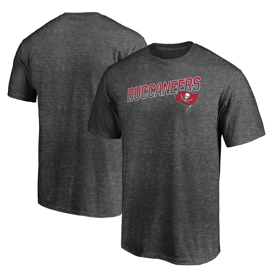 Tampa Bay Buccaneers Tough Win T-Shirt - Heathered Charcoal