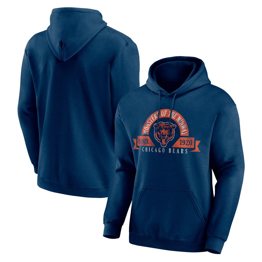 Chicago Bears Utility Pullover Hoodie - Navy