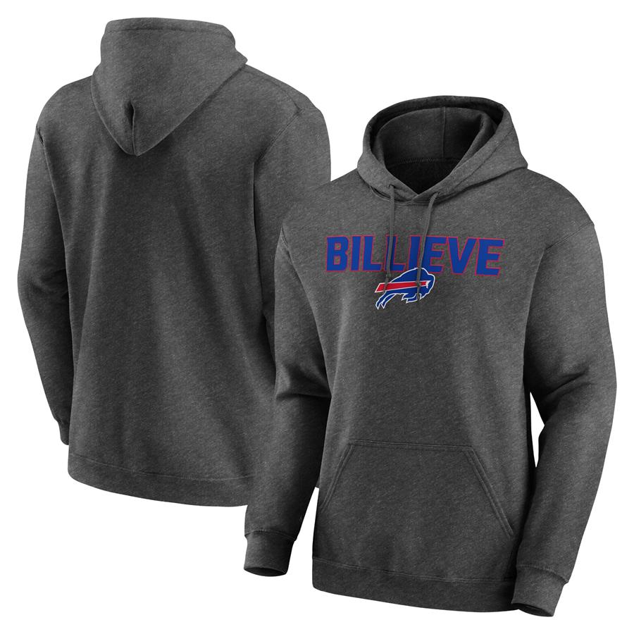 Buffalo Bills Victory Earned Pullover Hoodie - Heathered Charcoal