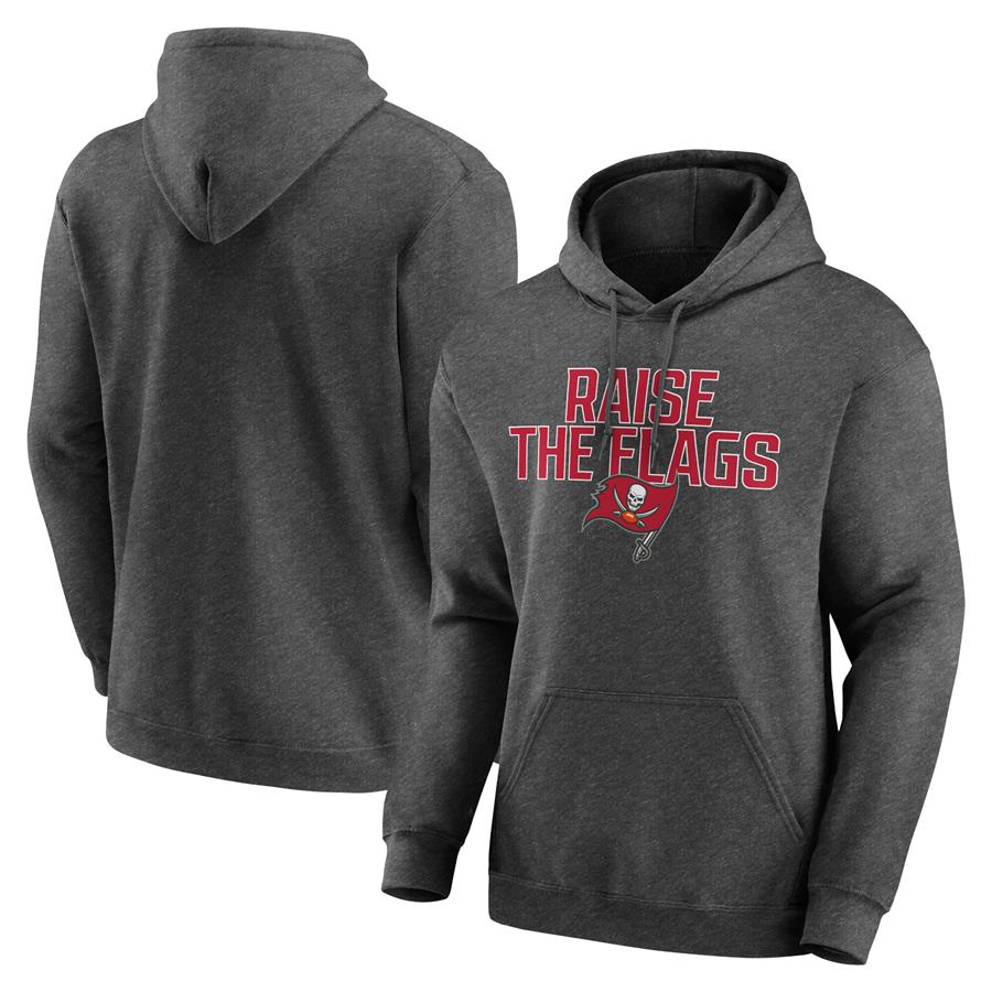 Tampa Bay Buccaneers Victory Earned Pullover Hoodie - Heathered Charcoal