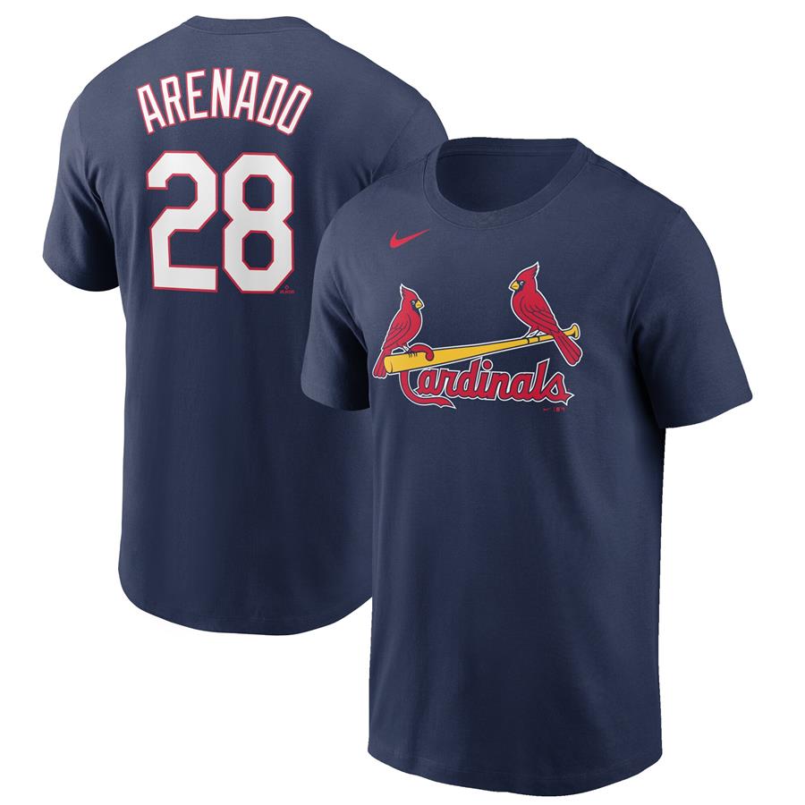 Nolan Arenado St. Louis Cardinals Nike Name & Number T-Shirt - Navy