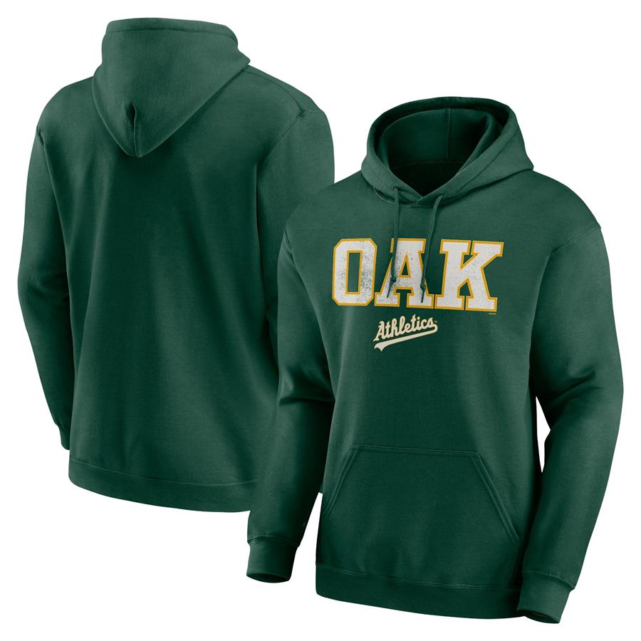 Oakland Athletics Scoreboard Pullover Hoodie - Green