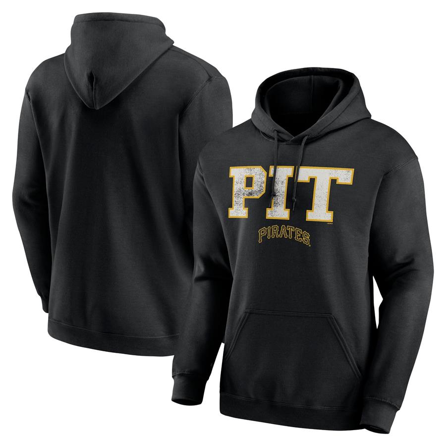 Pittsburgh Pirates Scoreboard Pullover Hoodie - Black
