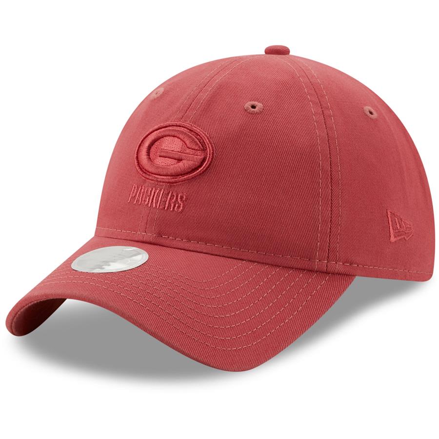 Green Bay Packers New Era Women's Core Classic 2.0 9TWENTY Adjustable Hat - Pink