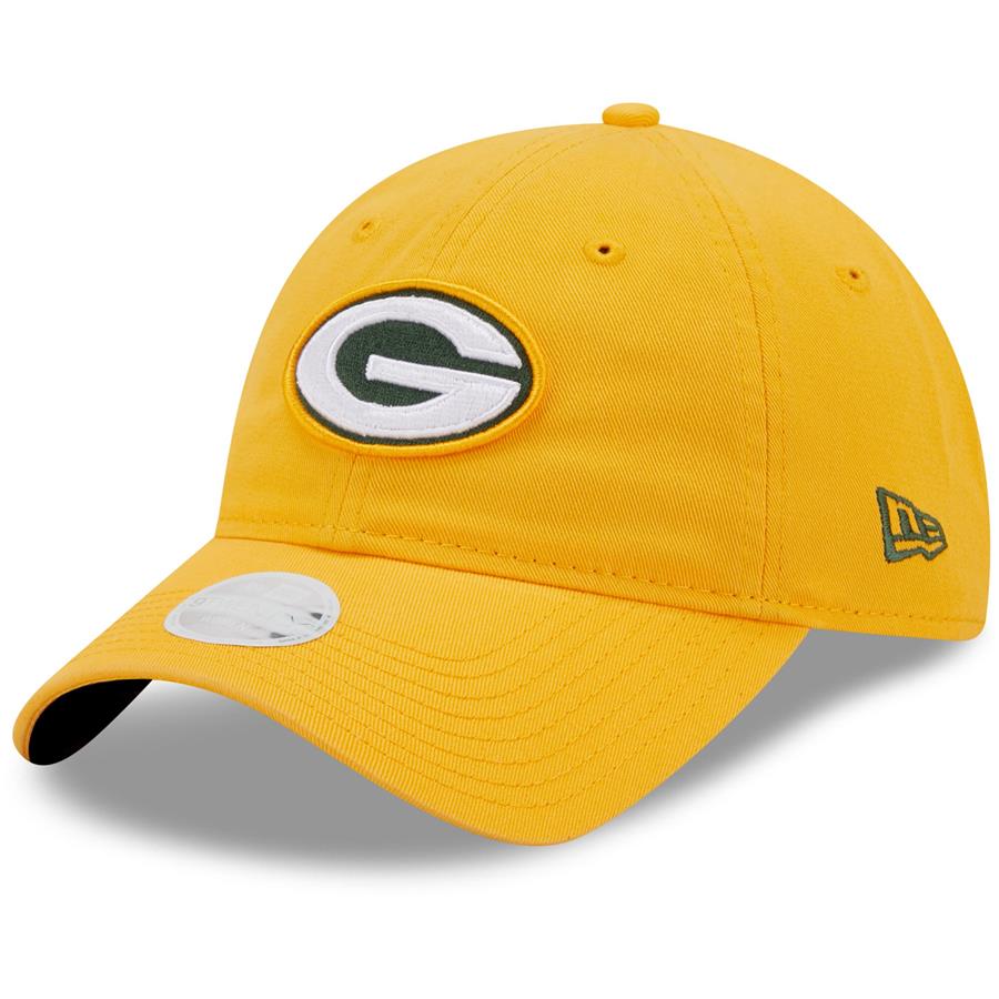 Green Bay Packers New Era Women's Core Classic 2.0 9TWENTY Adjustable Hat - Gold