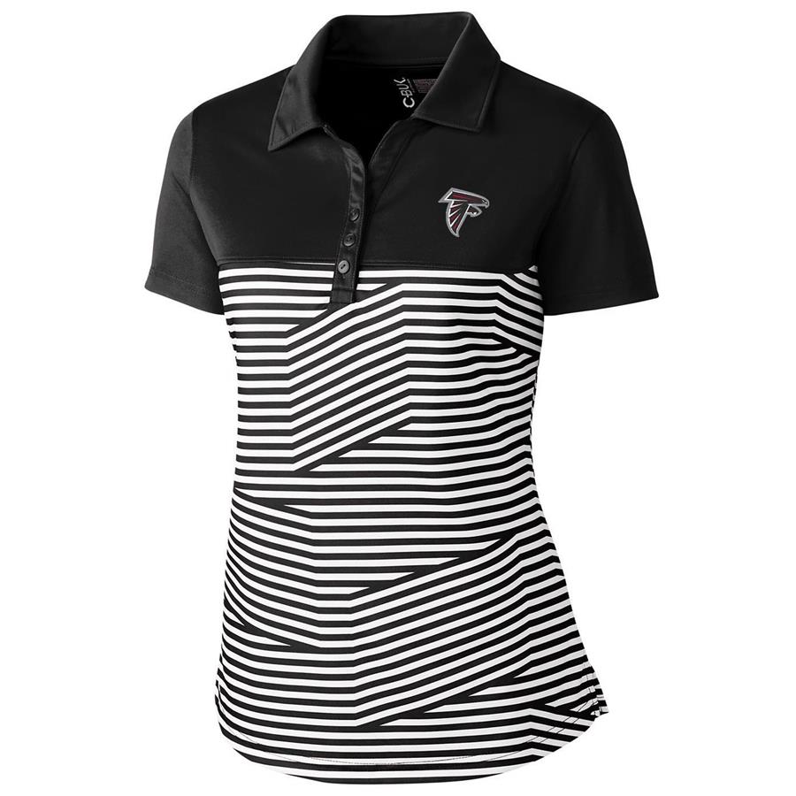 Atlanta Falcons Cutter & Buck Women's Spree Polo - Black