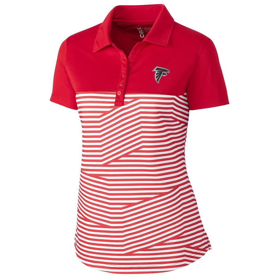 Atlanta Falcons Cutter & Buck Women's Spree Polo - Red
