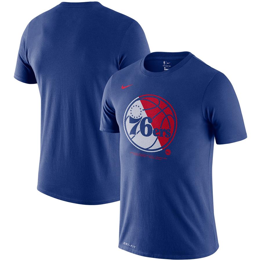Philadelphia 76ers Nike Founding City Performance T-Shirt - Royal